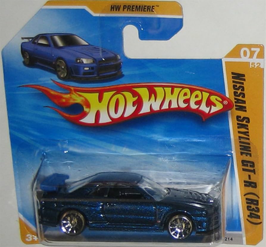 ミニカー Nissan Skyline GT-R HotWheels Amazon.com: Hot Wheels Nissan Skyline GT-R (BNCR33), Gray